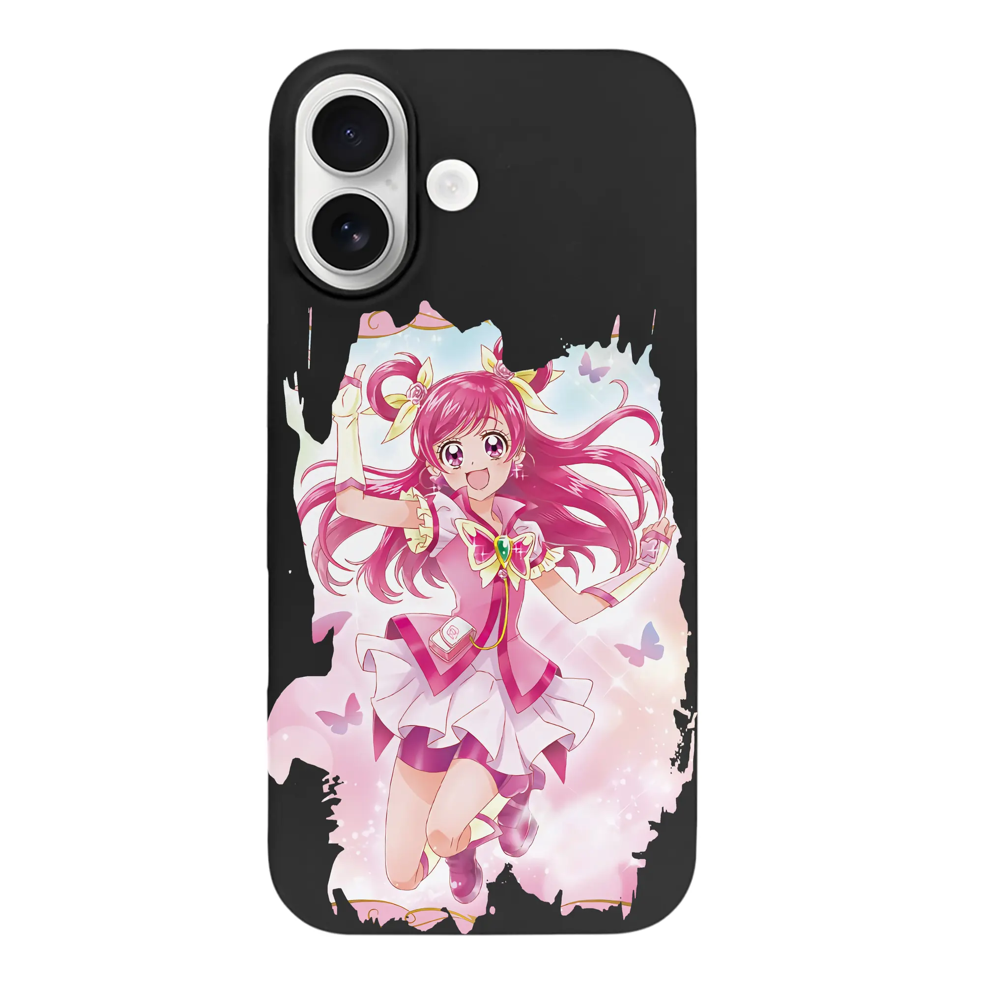 プリキュア グッズ,夢原のぞみ - iPhone 17 シリーズ シリコンケース 薄型 耐衝撃 指紋防止 ソフトタッチカバー 精密フィット 傷防止 保護ケース iPhone 17/17 Air/17 Pro/17 Pro Max 対応